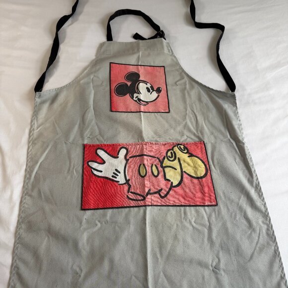 Disney Parks Mickey Mouse Chef's Culinary Cooking Apron w/ Classic Retro Design - Picture 1 of 4